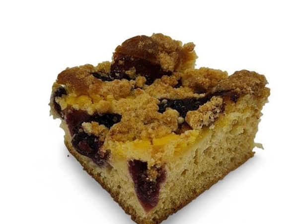 Plaatcake Kersenkruimel 4 stukjes