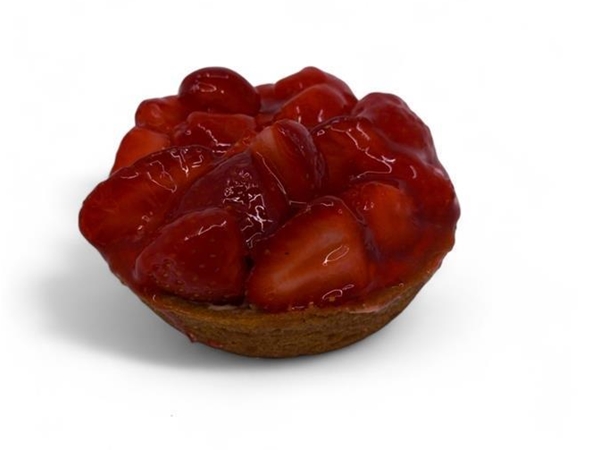 Aardbeienvlaaitje zonder slagroom