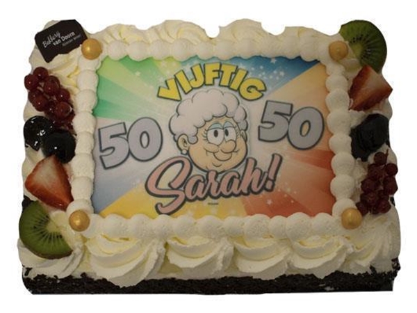 Slagroomtaart Sarah 12 pers.